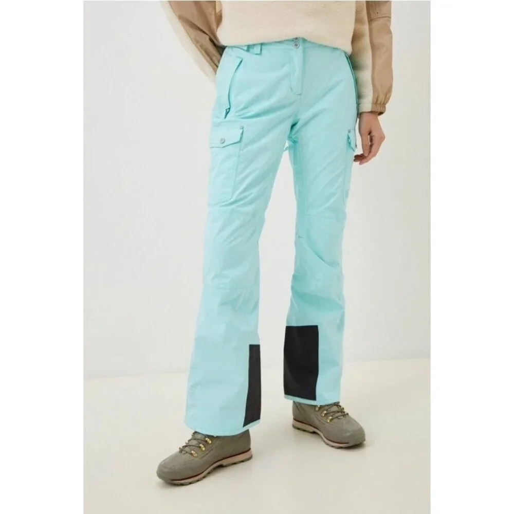 NWT Helly Hansen W's Large Switch Cargo Insulated Winter Pants Blue MSRP$236 - Picture 1 of 17